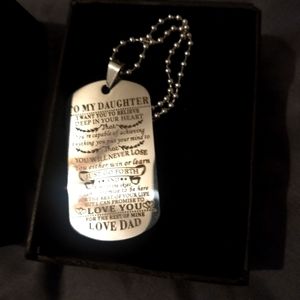 Daughter father necklace